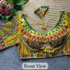 Tew Heavy Italian Soft Silk Multi Thread Work Navratri Blouse